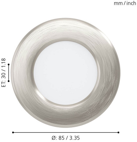 картинка Встраиваемый светильник светодиодный Fueva 5 99136 от магазина BTSvet