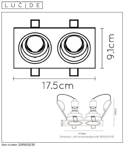 картинка Встраиваемый светильник Embed 22959/02/30 от магазина BTSvet