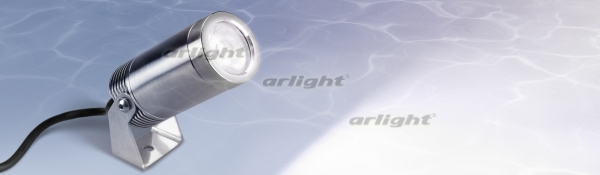 картинка Подводный светодиодный светильник KT-WATER-R44-8W White6000 (SL, 24 deg, 12V) (Arlight, IP68 Металл, 3 года) 032756 от магазина BTSvet
