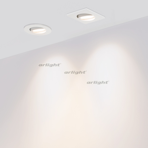 картинка Светодиодный светильник мебельный LTM-S50x50WH 5W Warm White 25deg (Arlight, IP40 Металл, 3 года) 020759 от магазина BTSvet