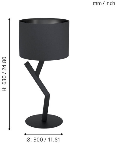 картинка Интерьерная настольная лампа с выключателем Balnario 39888 от магазина BTSvet