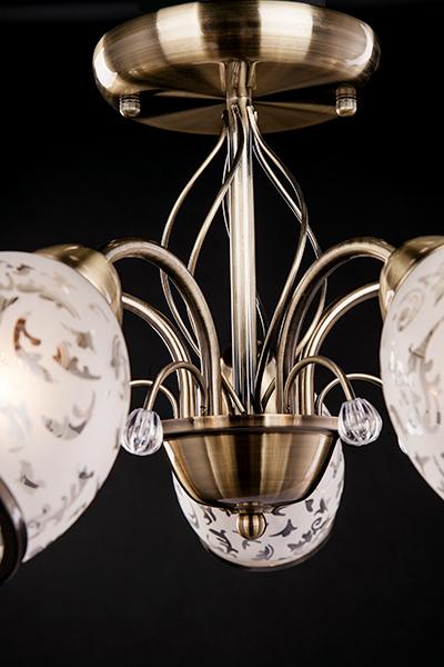 картинка Потолочная люстра 30026/5 античная бронза от магазина BTSvet