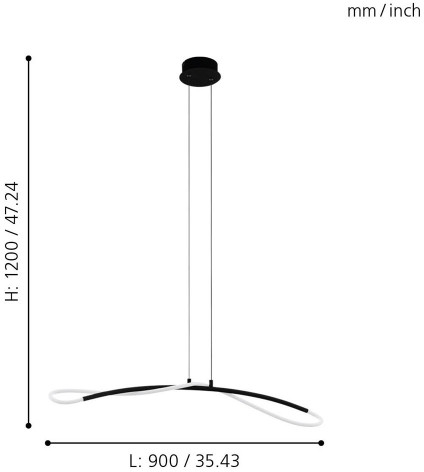 картинка Подвесной светильник светодиодный Egidonella 99382 от магазина BTSvet