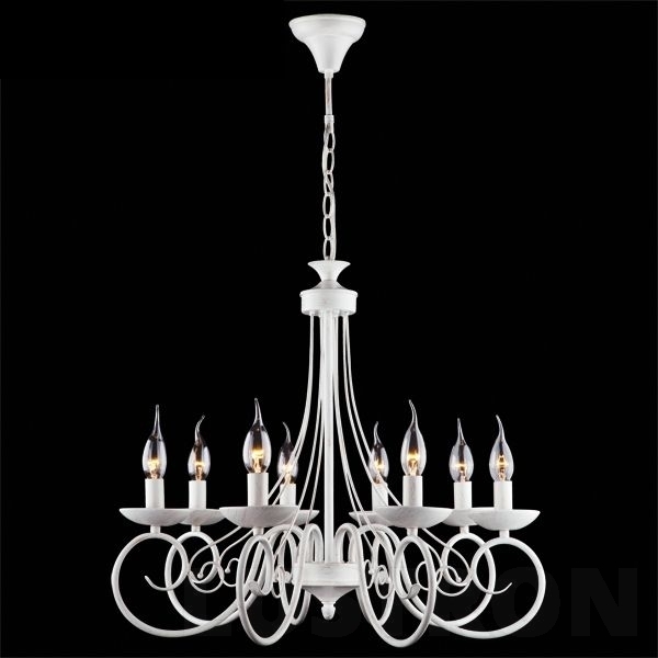 картинка Подвесная люстра 22404/8 белый с золотом от магазина BTSvet