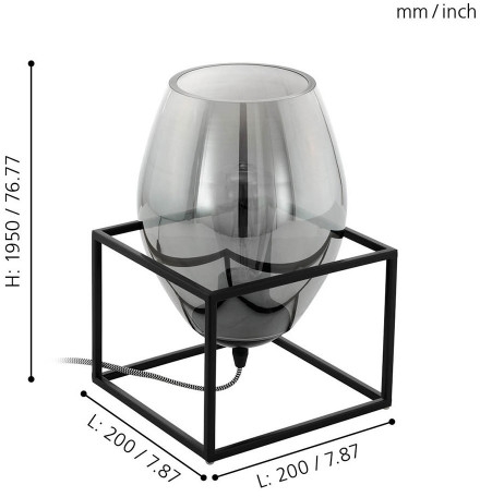 картинка Интерьерная настольная лампа Olival 1 97209 от магазина BTSvet