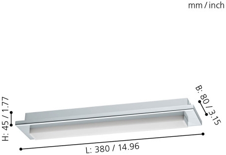 картинка Настенно-потолочный светильник светодиодный Cumbrecita 97967 IP44 от магазина BTSvet
