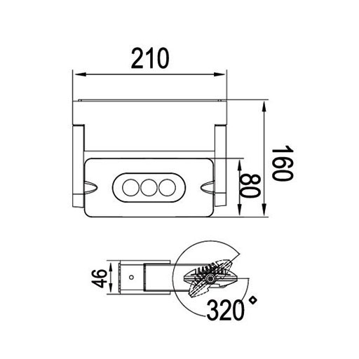 картинка Настенный светильник уличный светодиодный IP65 W6144S-1 S от магазина BTSvet