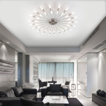 картинка Потолочная люстра светодиодная с управлением смартфоном Bastone 349 от магазина BTSvet