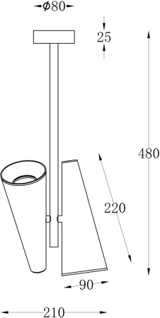 картинка Потолочная люстра Giro MOD095CL-02W от магазина BTSvet