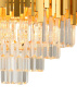 картинка Подвесная люстра хрустальная VERTIGO 81440/8C GOLD от магазина BTSvet