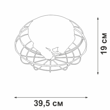 картинка Потолочный светильник V3770-1/3PL от магазина BTSvet