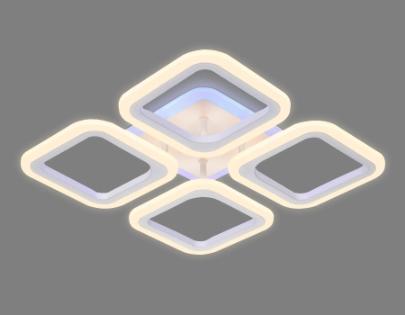 картинка Потолочная люстра светодиодная с пультом регулировкой яркости и цветовой температуры ночным режимом Acrylica Original FA441 от магазина BTSvet