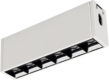 Линейный настенно-потолочный светильник LED CLIP-38-LASER-S171-6W Warm3000 (WH, 36 deg, 24V) (Arlight, IP40 Металл, 3 года) 028961