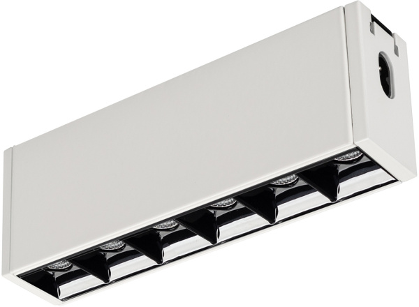 Линейный настенно-потолочный светильник LED CLIP-38-LASER-S171-6W Warm3000 (WH, 36 deg, 24V) (Arlight, IP40 Металл, 3 года) 028961