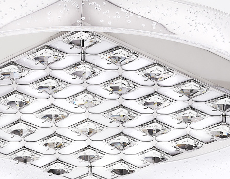 картинка Потолочная люстра светодиодная с пультом регулировкой цветовой температуры и яркости с ночным режимом ACRYLICA FA151 от магазина BTSvet