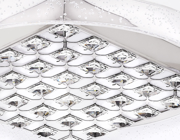 картинка Потолочная люстра светодиодная с пультом регулировкой цветовой температуры и яркости с ночным режимом ACRYLICA FA151 от магазина BTSvet