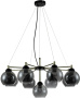 картинка Люстра подвесная Grappoli V000217 (11029/9P Black) от магазина BTSvet