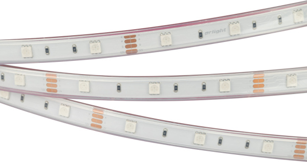 Светодиодная лента герметичная RTW-PS-B30-13mm 12V RGB (7.2 W/m, IP67, 5060, 5m) (Arlight) 028711
