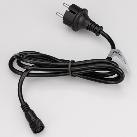 картинка Шнур питания ARD-CLASSIC-BALL-LIVE-1.5M Black (230V, 1.6A) (Ardecoled, Закрытый) 025652 от магазина BTSvet