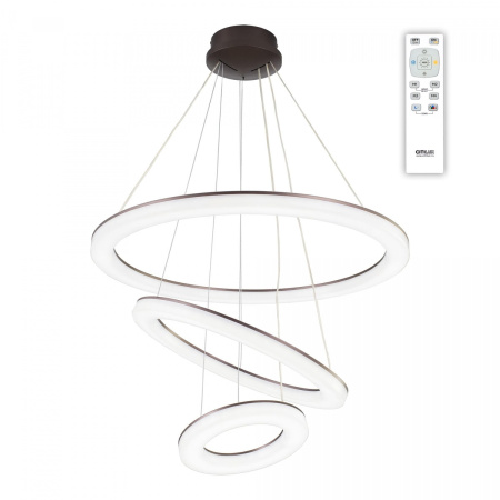 Подвесной светильник светодиодный с пультом и управлением смартфоном регулировка цветовой температуры Электрон Смарт CL710A105S