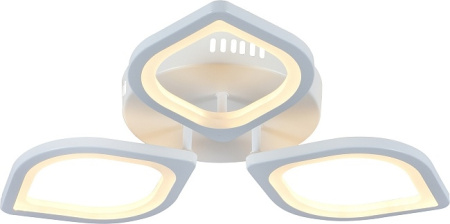 картинка Потолочная люстра светодиодная с пультом регулировкой цветовой температуры и яркости ночным режимом 10216/3LED от магазина BTSvet