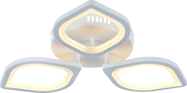 картинка Потолочная люстра светодиодная с пультом регулировкой цветовой температуры и яркости ночным режимом 10216/3LED от магазина BTSvet