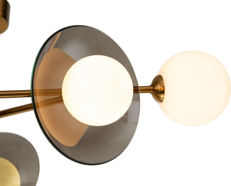 картинка Люстра потолочная на штанге Jazz V000163 (11020/6C Brass) от магазина BTSvet