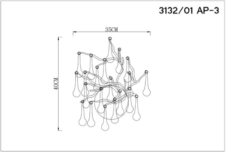картинка Бра Salice 3132/01 AP-3 от магазина BTSvet