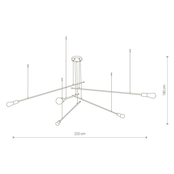 картинка Потолочная люстра Pile 9127 от магазина BTSvet
