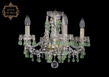 Хрустальная подвесная люстра 11.24.4.141.Gd.V5001