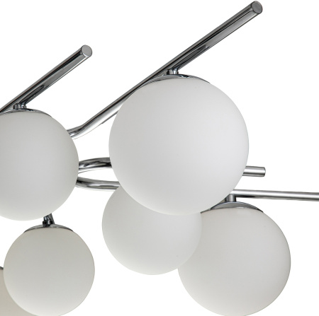 картинка Потолочная люстра на штанге Sphere 642/10P E27*60W Silver от магазина BTSvet