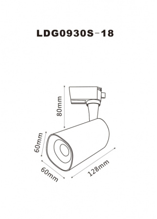 картинка Трековый светильник светодиодный Barut A4562PL-1WH от магазина BTSvet