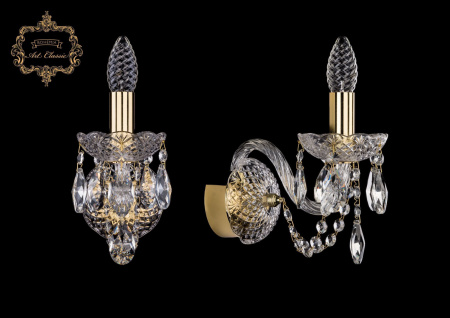 Хрустальное бра 10.11.1.141.Gd.Sp
