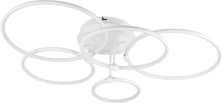 картинка Потолочная люстра светодиодная с управлением смартфоном и пультом регулировкой цветовой температурой и яркости ночным режимом и таймером HIGH-TECH LED LAMPS 82036 от магазина BTSvet