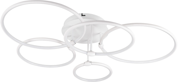 картинка Потолочная люстра светодиодная с управлением смартфоном и пультом регулировкой цветовой температурой и яркости ночным режимом и таймером HIGH-TECH LED LAMPS 82036 от магазина BTSvet