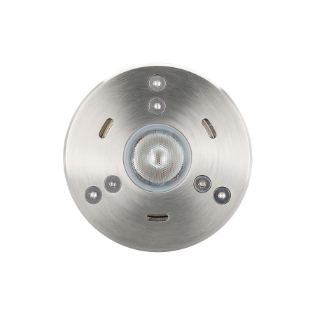 картинка Подводный светодиодный светильник KT-AQUA-COLOR-R85-9W RGB (SL, 25 deg, 12V) (Arlight, IP68 Металл, 3 года) 024939 от магазина BTSvet