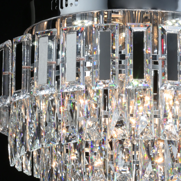 картинка Потолочная люстра хрустальная с пультом Бриз 111014416 от магазина BTSvet