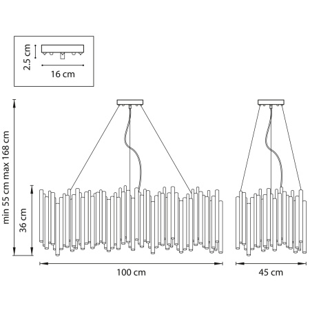 картинка Подвесная люстра Savona 816207 от магазина BTSvet