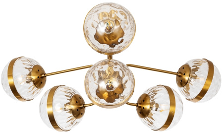 Потолочная люстра на штанге Delacrua A7770PL-6PB