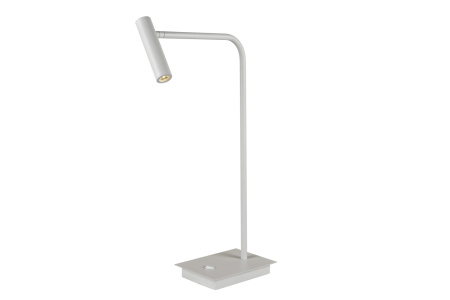 картинка Интерьерная настольная лампа светодиодная с выключателем Telescope 7010/1T WH от магазина BTSvet