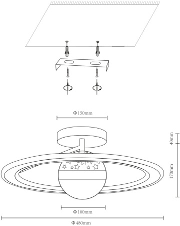 картинка Потолочная люстра 431-307-02 от магазина BTSvet