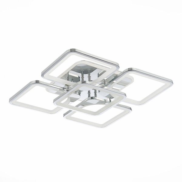 картинка Потолочная люстра светодиодная с пультом и управлением смартфоном регулировкой цветовой температуры и яркости ночным режимом Valiano SLE500412-05RGB от магазина BTSvet