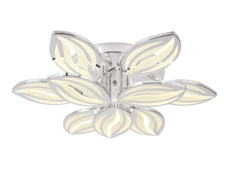 Потолочная люстра светодиодная с пультом регулировкой цветовой температуры и яркости с ночным режимом ACRYLICA FA467