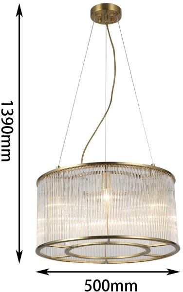 картинка Подвесная люстра Wonderland 2907-6P от магазина BTSvet