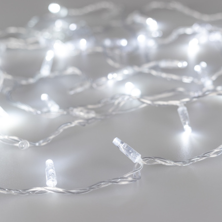 Светодиодная гирлянда ARD-STRING-CLASSIC-1000-CLEAR-100LED-PULSE White (230V, 7W) (Ardecoled, IP65) 031638