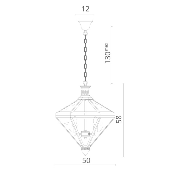 картинка Подвесной светильник Cono 2015/17 SP-3 от магазина BTSvet