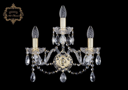 Хрустальное бра 10.12.2+1.141.Gd.Sp