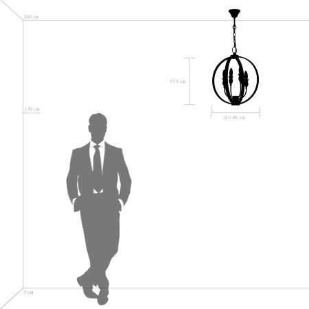 картинка Подвесная люстра Cero 731247 от магазина BTSvet
