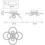 картинка Потолочная светодиодная люстра Breve 749092 от магазина BTSvet