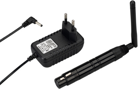 Усилитель SMART-DMX-Receiver Black (5V, XLR3 Male, 2.4G) (Arlight, IP20 Металл, 5 лет) 028417